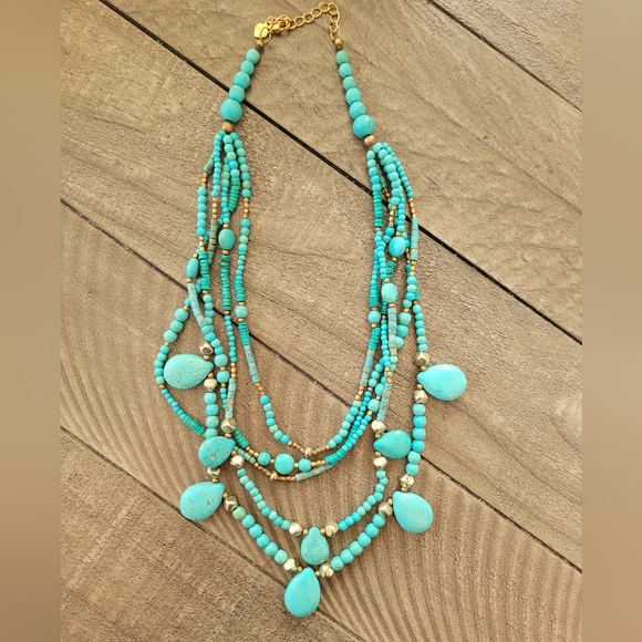 Turquoise jewelry set - Picture 2 of 7